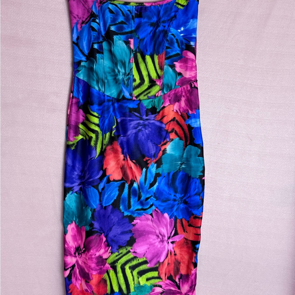 Boohoo Multicolor A-Line Dress